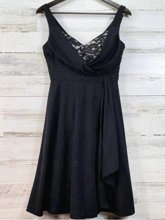 White House Black Market Dresses & Skirts - White House Black Market Black Dress With Lace Inset